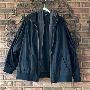 Double layer plus bomber jacket
